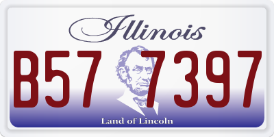 IL license plate B577397