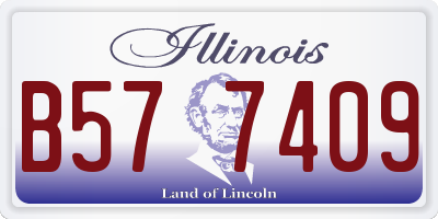 IL license plate B577409