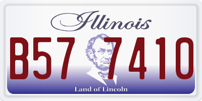 IL license plate B577410