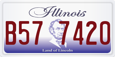 IL license plate B577420