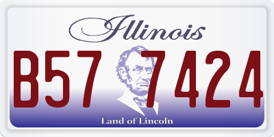 IL license plate B577424