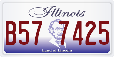 IL license plate B577425