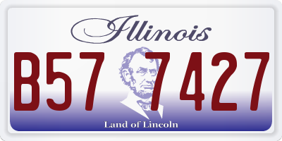 IL license plate B577427