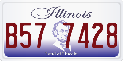 IL license plate B577428