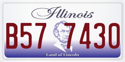 IL license plate B577430