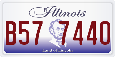 IL license plate B577440