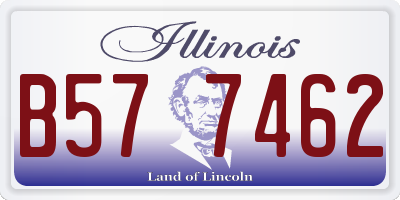 IL license plate B577462