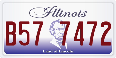 IL license plate B577472