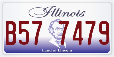 IL license plate B577479