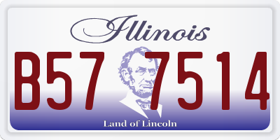 IL license plate B577514