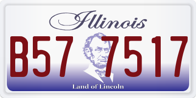 IL license plate B577517