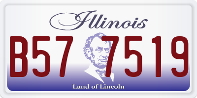 IL license plate B577519