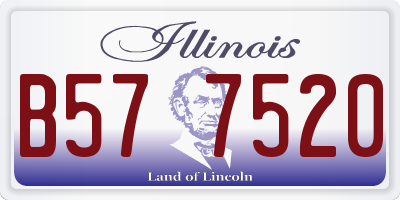 IL license plate B577520