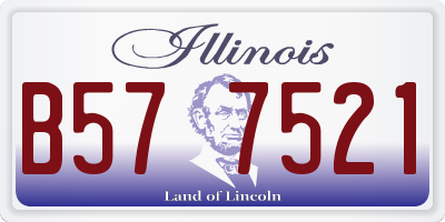 IL license plate B577521