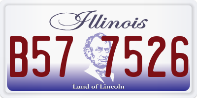 IL license plate B577526