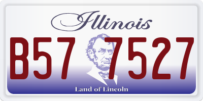 IL license plate B577527