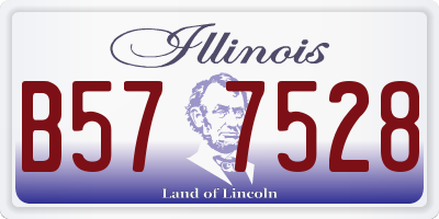 IL license plate B577528