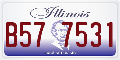 IL license plate B577531
