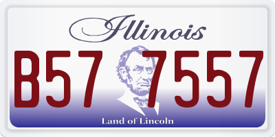 IL license plate B577557