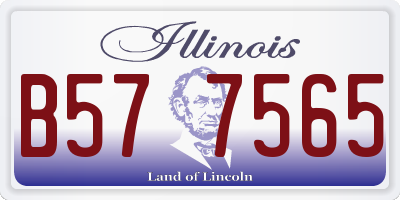 IL license plate B577565