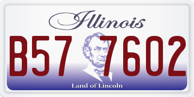 IL license plate B577602