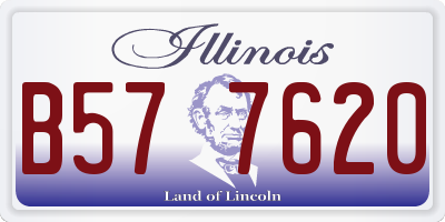 IL license plate B577620