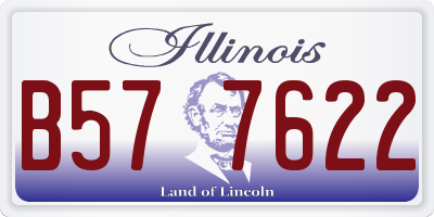 IL license plate B577622