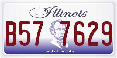IL license plate B577629