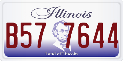 IL license plate B577644