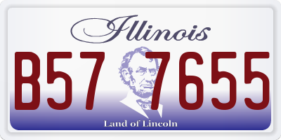 IL license plate B577655