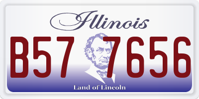 IL license plate B577656