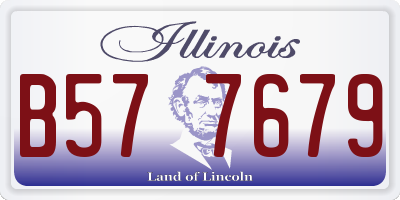 IL license plate B577679
