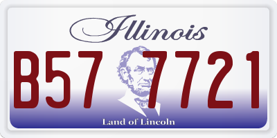 IL license plate B577721