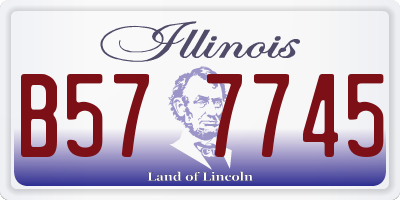 IL license plate B577745