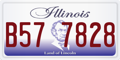 IL license plate B577828