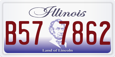 IL license plate B577862