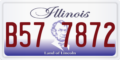 IL license plate B577872