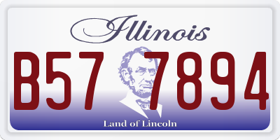 IL license plate B577894