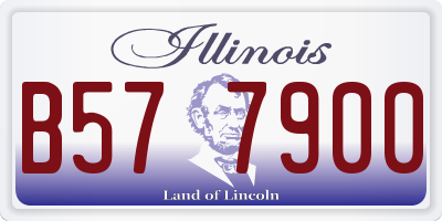 IL license plate B577900