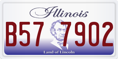 IL license plate B577902