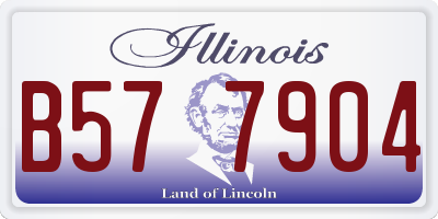 IL license plate B577904