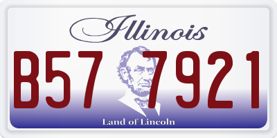 IL license plate B577921