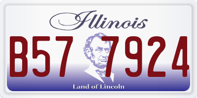 IL license plate B577924