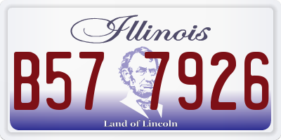 IL license plate B577926