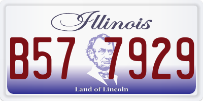 IL license plate B577929