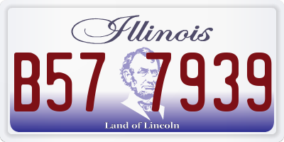 IL license plate B577939