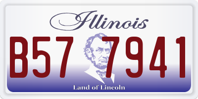 IL license plate B577941