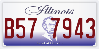 IL license plate B577943