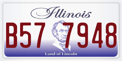 IL license plate B577948