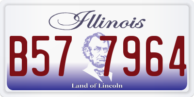 IL license plate B577964